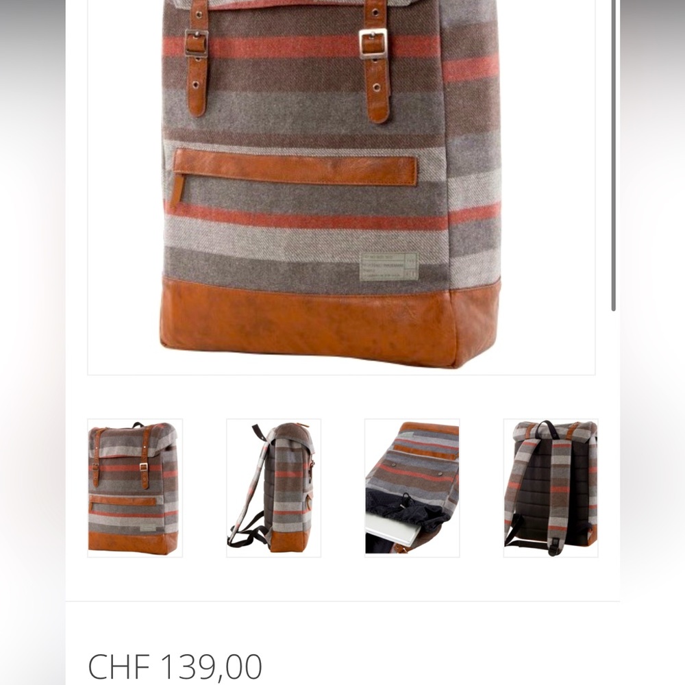 Hex, Westmore Cloak Backpack, Woven Stripe